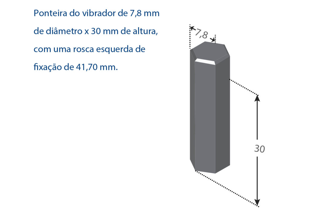 Vibrador de Imersão Portátil MPV