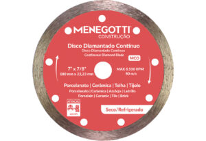 Disco Diamantado Contínuo MCO 180mm