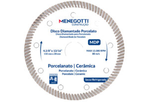 Disco Diamantado Porcelanato MDP 115mm